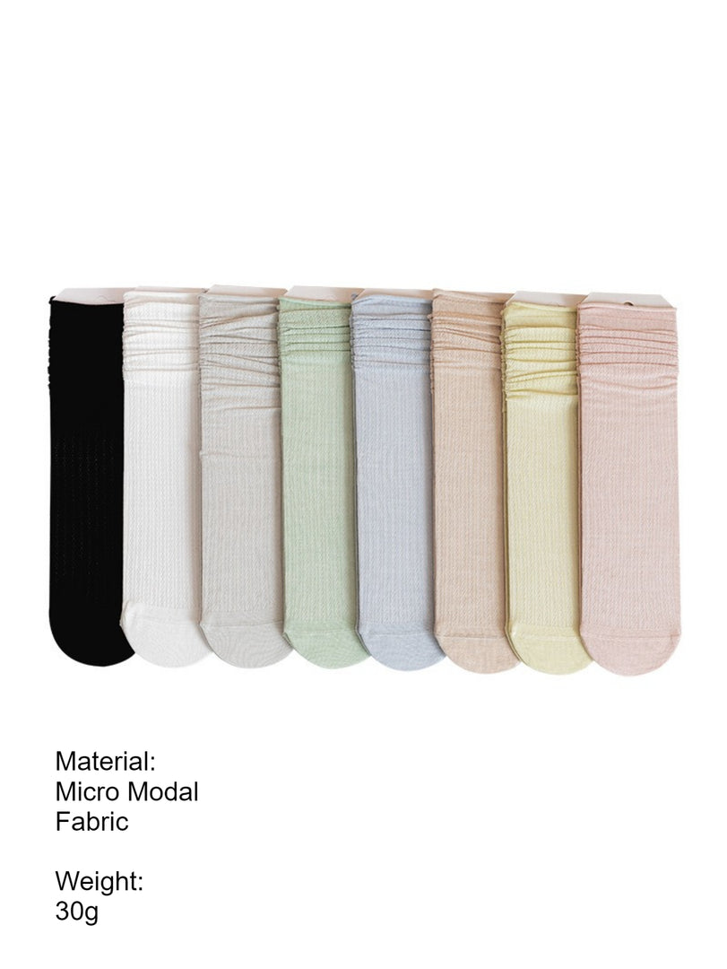 Breathable Mesh Slouch Socks Women N6C161