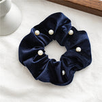 Load image into Gallery viewer, Velvet Pearl Big Scrunchie Women High Elasticity N6H193