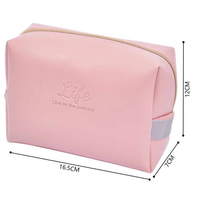 PU Storage Bag Waterproof Cosmetic Organizer Pouch N6G276