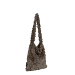 Load image into Gallery viewer, Fur Like Shoulder Bag Grey Brown S5P276