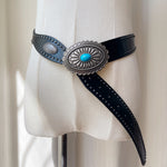 Load image into Gallery viewer, Women's Faux Leather Western Studded Belt N6J134