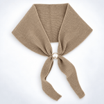 Load image into Gallery viewer, Womens Pearl Magnetic Clasp Knit Shoulder Scarf N6K269