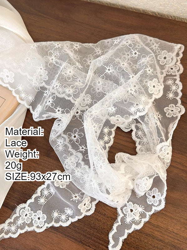 Retro Lace Floral Headscarf Bandana Women N6C004
