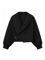 Load image into Gallery viewer, Casual Notch Lapel Buckle Jacket Women Multi-Color N6G167