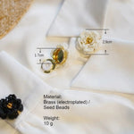 Load image into Gallery viewer, Gothic Beaded Turtle Cuff Cover Black Floral No-Sew Button N6G121