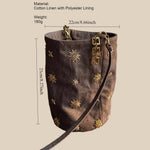 Load image into Gallery viewer, Beaded Embroidered Bucket Bag New Chinese Style N6F179