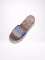 Load image into Gallery viewer, Non-Slip Linen House Slippers Women Multiple Colors N6C230