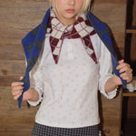 Load image into Gallery viewer, Women's Wool Blend Diamond Knit Triangle Scarf N6J124