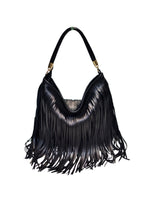 Load image into Gallery viewer, Soft Leather Double-Sided Fringe Tote Bag Women N6C222