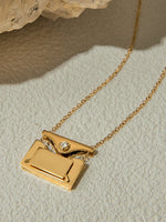 Load image into Gallery viewer, French Style Envelope Letter Necklace Women N6D503