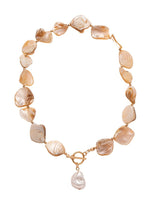 Load image into Gallery viewer, Elegant Shell Faux Pearl Geometric Necklace N6A163