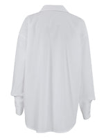 Load image into Gallery viewer, Oversize White Shirt Women N6C098