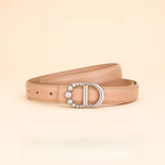 Load image into Gallery viewer, Business Letter Design Genuine Leather Belt Women N6H328