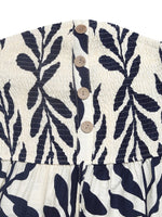 Load image into Gallery viewer, French Vacation Leaf Print Tube Top Romper Women N6C242