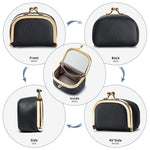 Load image into Gallery viewer, Women's Leather Mini Mirror Jewelry Case N6J230