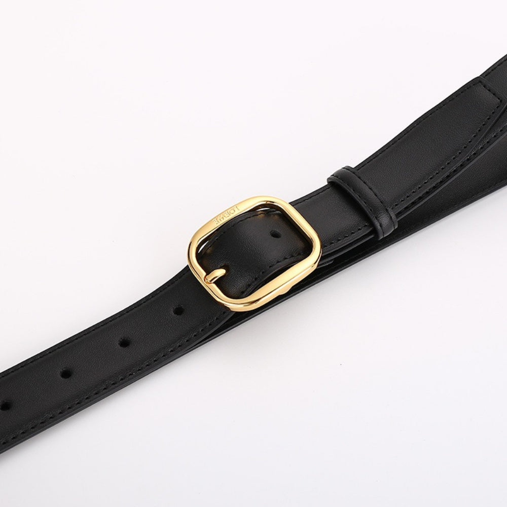 Double-Sided Genuine Leather Belt Women Commuter N6H331