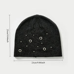 Load image into Gallery viewer, Unisex Acrylic Knit Cutout Beanie N6J127