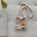 Load image into Gallery viewer, Kids Duck Knit Crossbody Bag N6H315