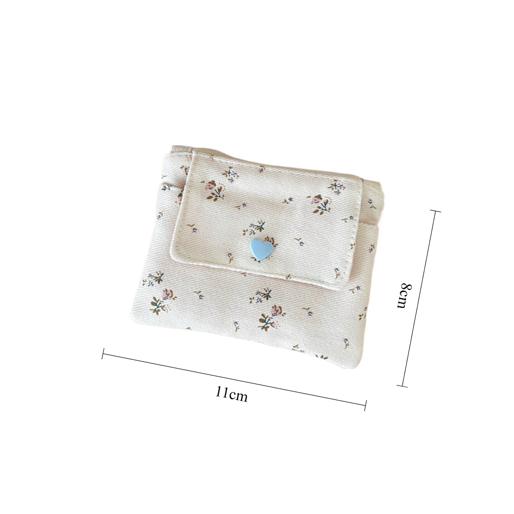 Floral Double Layer Coin Wallet Women Large Capacity S5P872