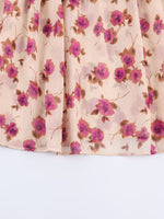 Load image into Gallery viewer, Retro Floral Layered Blouse Women N6C116