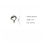 Load image into Gallery viewer, Fabric Scarf Oil-Drip Leopard Pendant Necklace  N6H135