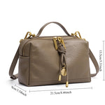 Load image into Gallery viewer, Women's Genuine Leather Pillow Crossbody Handbag N6J169