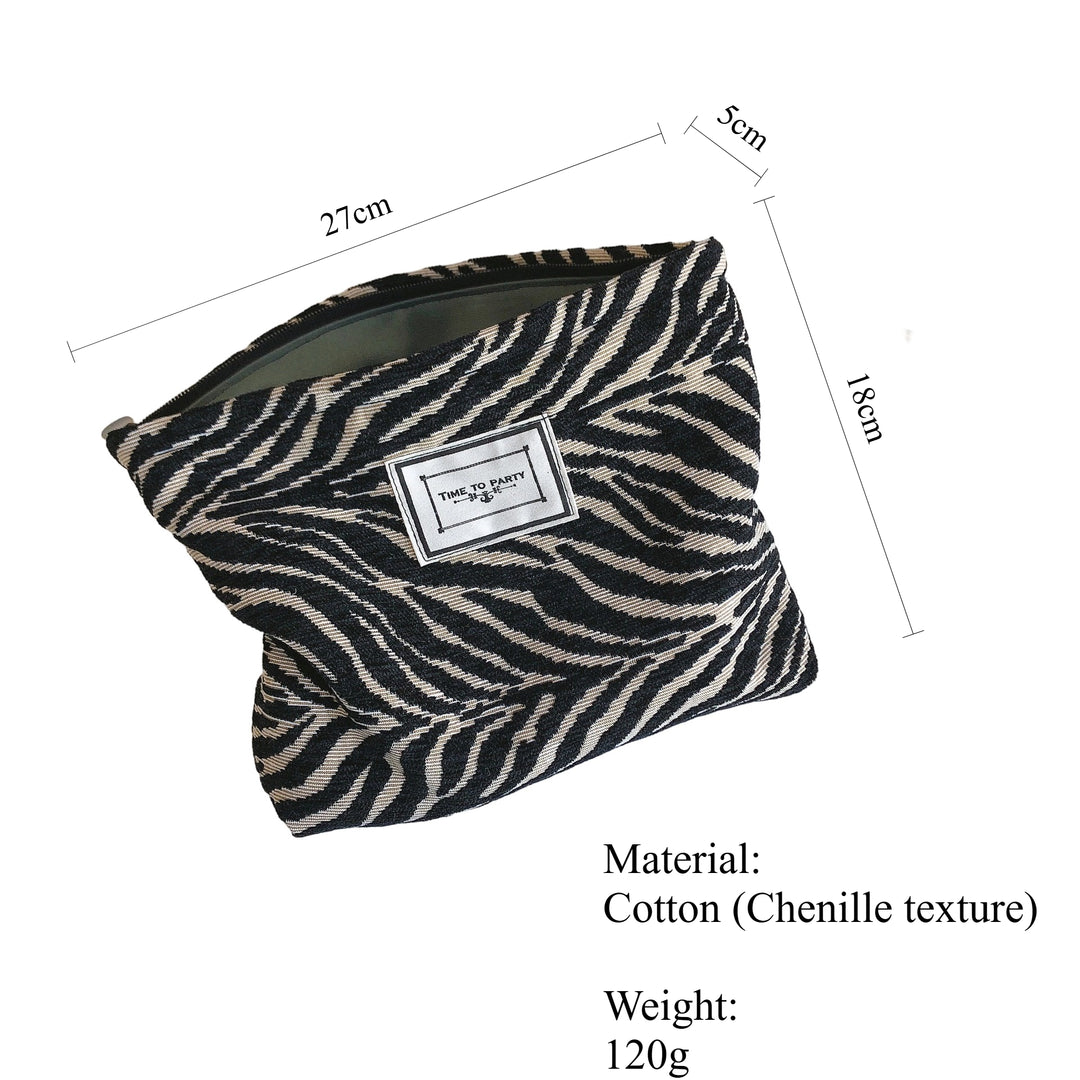 Retro Geometric Pattern Chenille Clutch Bag Women S5P658