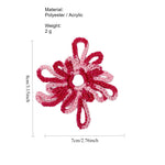 Load image into Gallery viewer, DIY Ribbon Bow Button Flower Craft Party Decor N6G118