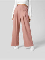 Load image into Gallery viewer, Comfort Tummy Control Wide Leg Trousers Women N6B061