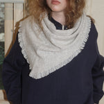 Load image into Gallery viewer, Womens Yak Down Wool Blend Fringe Knit Scarf N6K240