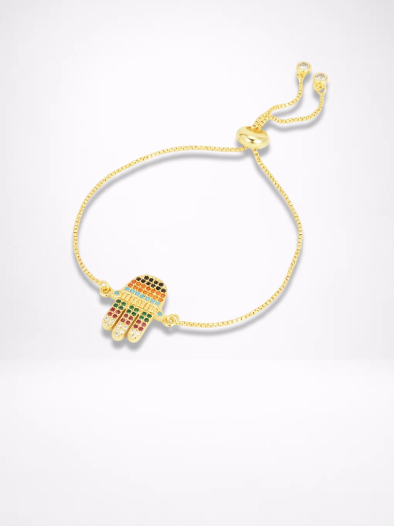 Zircon Letter MAMA Bracelet Women N6D504