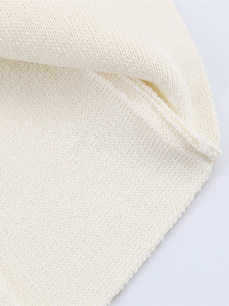 Knit Round Neck Short Sleeve Dress Women N6C270