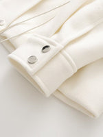 Load image into Gallery viewer, Loose Zip Stand Collar Adjustable Waist Jacket Women N6H130