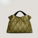 Load image into Gallery viewer, Diamond Quilted Polyester Tote Top Handle S5P391
