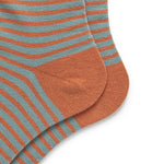 Load image into Gallery viewer, Solid Base Striped Cotton Mid-Calf Socks Women N6H011