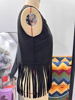 Load image into Gallery viewer, Fringe Vest Women Casual Open Front N6C132