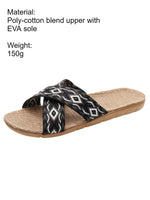 Load image into Gallery viewer, Breathable Anti-Slip Linen Slippers Women Summer N6C231
