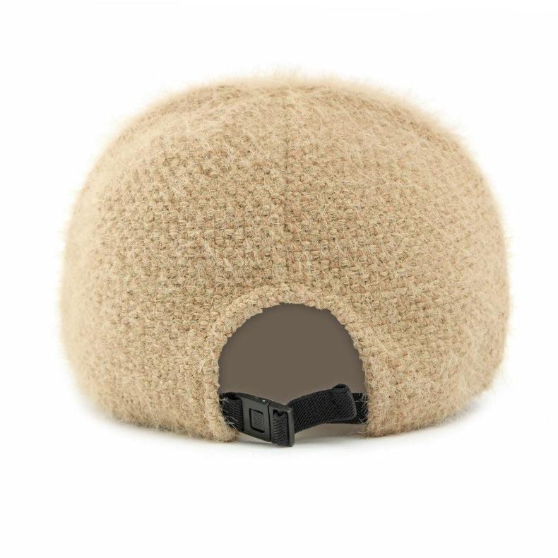 Faux Rabbit Fur Baseball Cap Women Soft Warm Knit N6G201