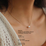 Load image into Gallery viewer, Irregular Baroque Freshwater Pearl Choker Gold Plated N6H177
