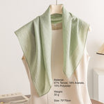 Load image into Gallery viewer, Tencel Acetate 70cm Square Scarf Solid Premium N6G227