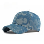 Load image into Gallery viewer, Denim Jacquard Hard Top Baseball Cap Washed Vintage N6G209