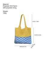 Load image into Gallery viewer, Crochet Openwork Boho Hobo Bag Women N6C051