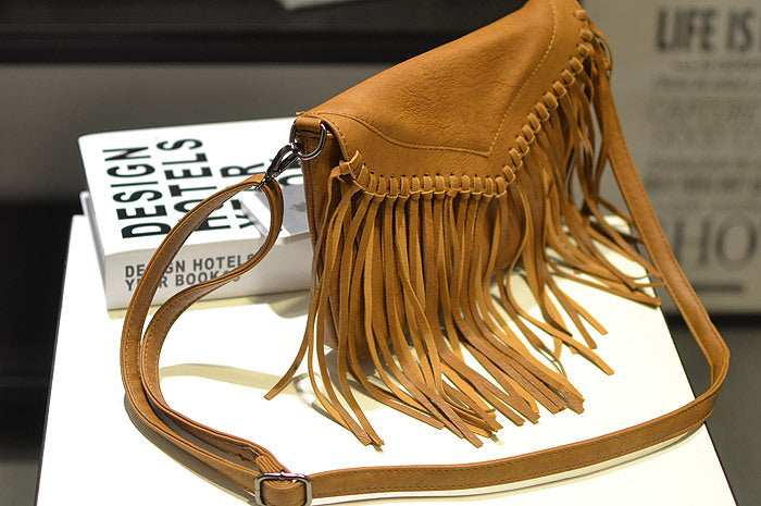 Street Style Fringe Envelope Crossbody Bag  N6C225