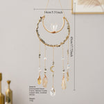 Load image into Gallery viewer, Natural Crystal Dream Catcher Sun Catcher Wind Chime N6F300
