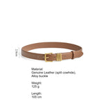 Load image into Gallery viewer, Simple Genuine Leather Belt Women Classic Decorative N6H327