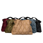 Load image into Gallery viewer, Diamond Quilted Polyester Tote Top Handle S5P391