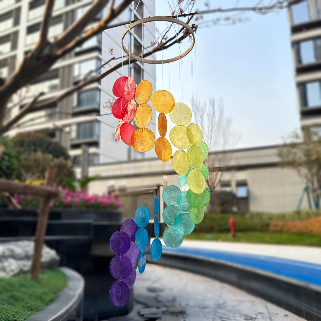 Natural Shell Wind Chime Bedroom Window Hanging Decor N6F316