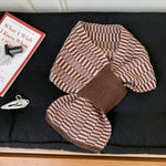 Load image into Gallery viewer, Vintage Stripe Knit Scarf Women Wool Blend N6H312