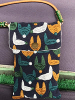 Load image into Gallery viewer, Embroidered Two Way Crossbody Phone Pouch N6B106