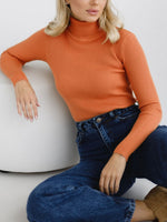 Load image into Gallery viewer, High Neck Knit Base Layer Top Women Slim Fit N6H320